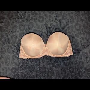 Adore Me Pink Underwire Bra with Seamless Molded Cups